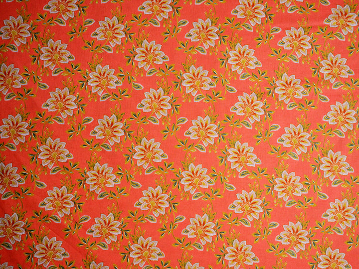 Floral fabric for Indian attire
