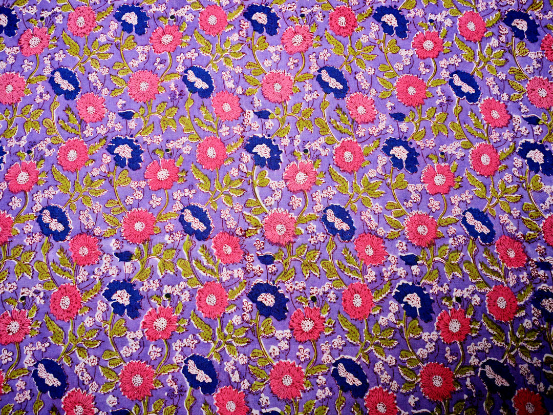 block print cotton fabric