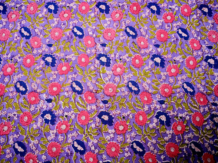 block print cotton fabric