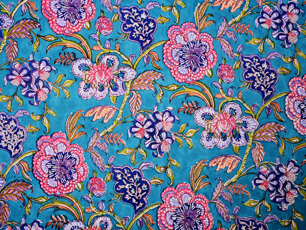 indian block print fabric