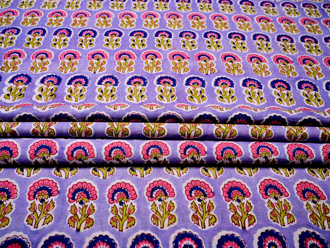 Soft Lavender Cotton Fabric
