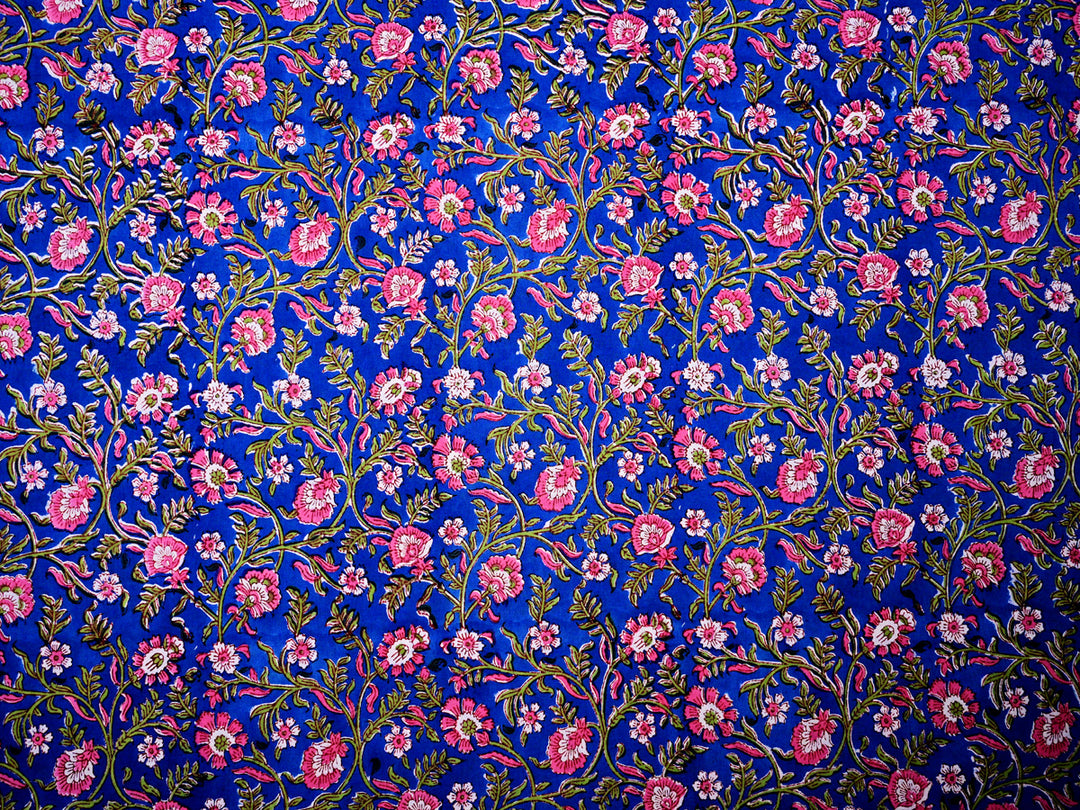 cotton blue fabric for dresses