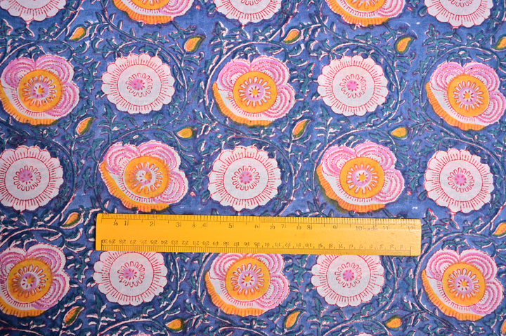 Floral print fabric for sewing
