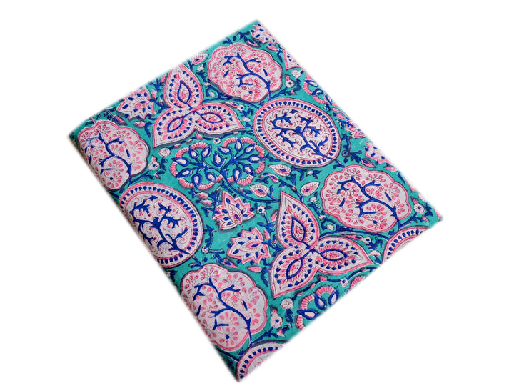 block printed cotton fabric