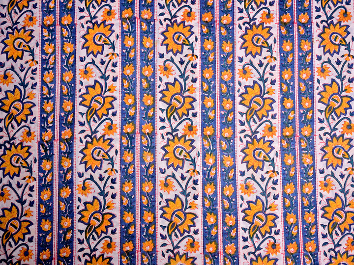 Hand Block Printed Cotton Fabric 