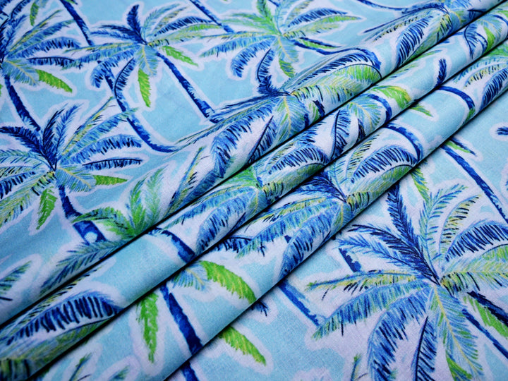 Palm Tree Fabric for sale