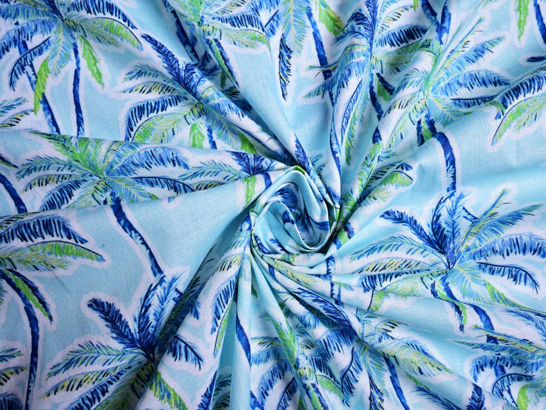 Tropical Cotton Fabric by the Yard
