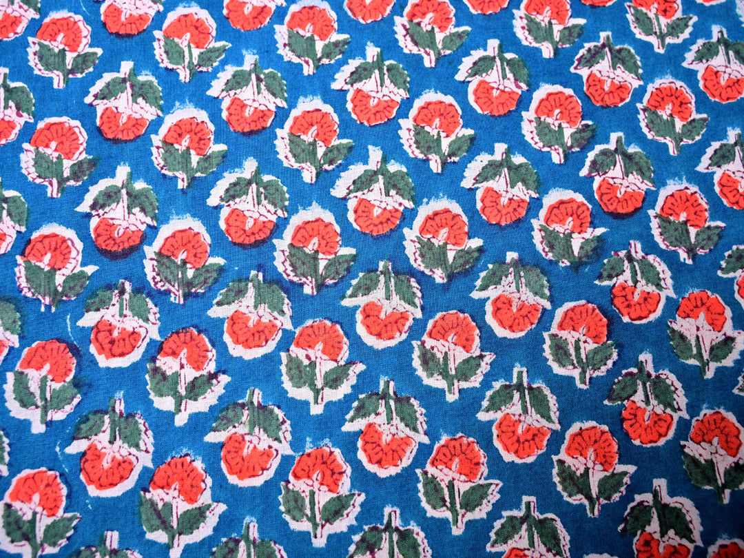 Block Print Fabric Cotton by Yard - Indian Tradition