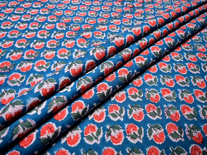 Block Print Fabric Cotton by Yard - Indian Tradition