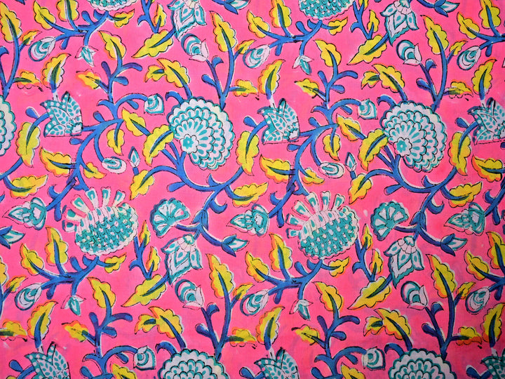 Traditional Rajasthani Block Prints - Pure Cotton Fabric