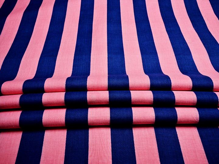 Vertical Stripes - Multicolor Cotton Upholstery Fabrics