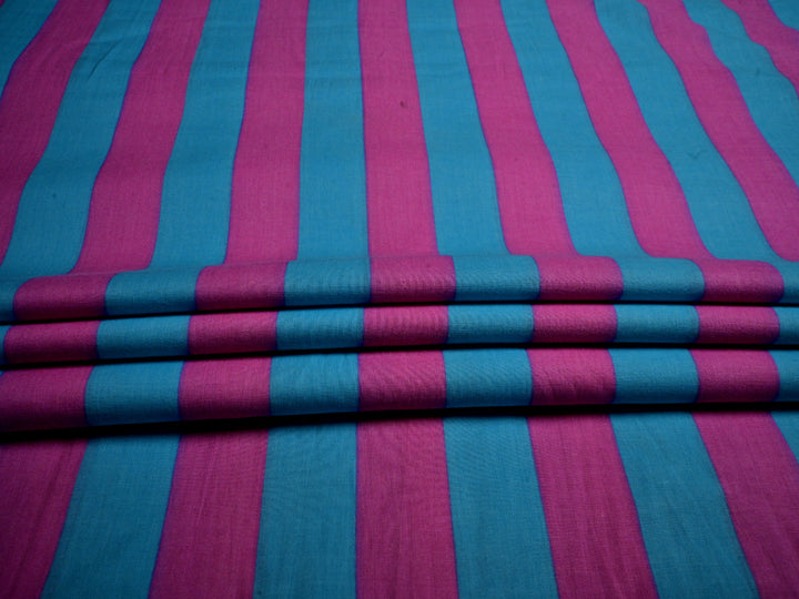 Vertical Stripes - Multicolor Cotton Upholstery Fabrics