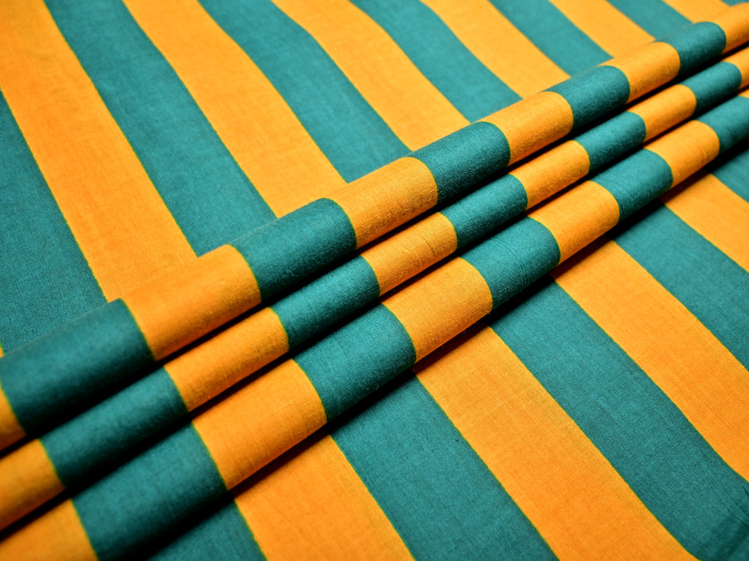 Vertical Stripes - Multicolor Cotton Upholstery Fabrics