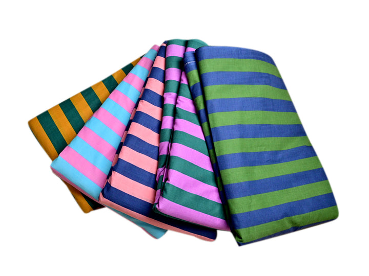 Vertical Stripes - Multicolor Cotton Upholstery Fabrics