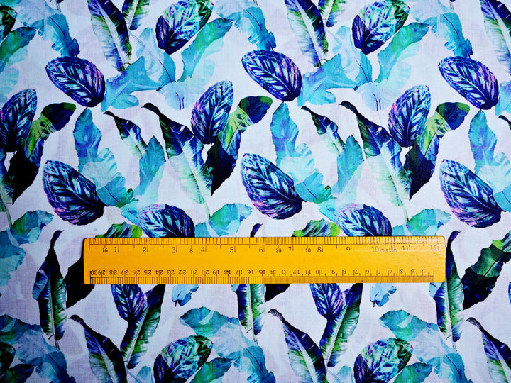 hawaiian leaf fabric by the yard