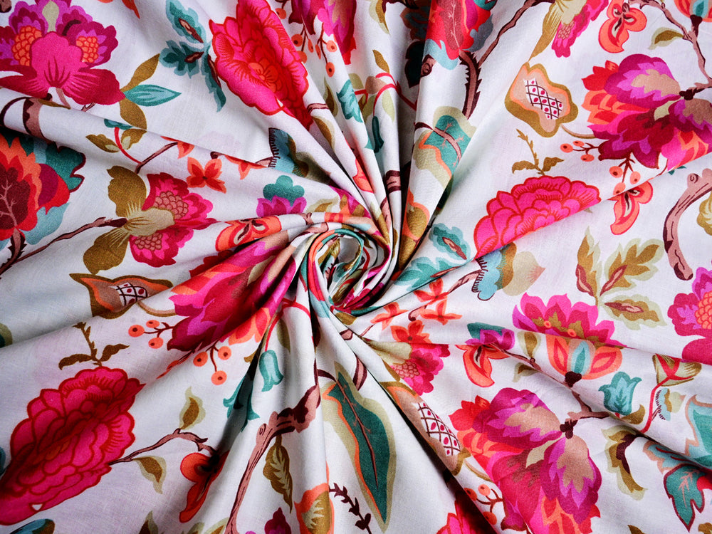 floral fabric by the yard