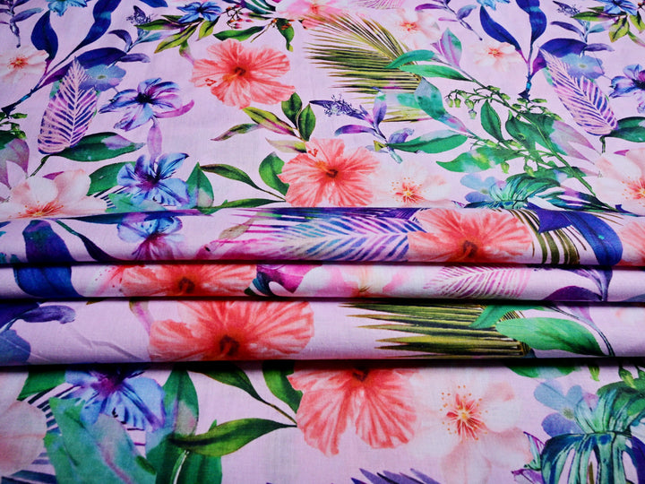 Lightweight Cotton - Floral Prints for Summer Apparel