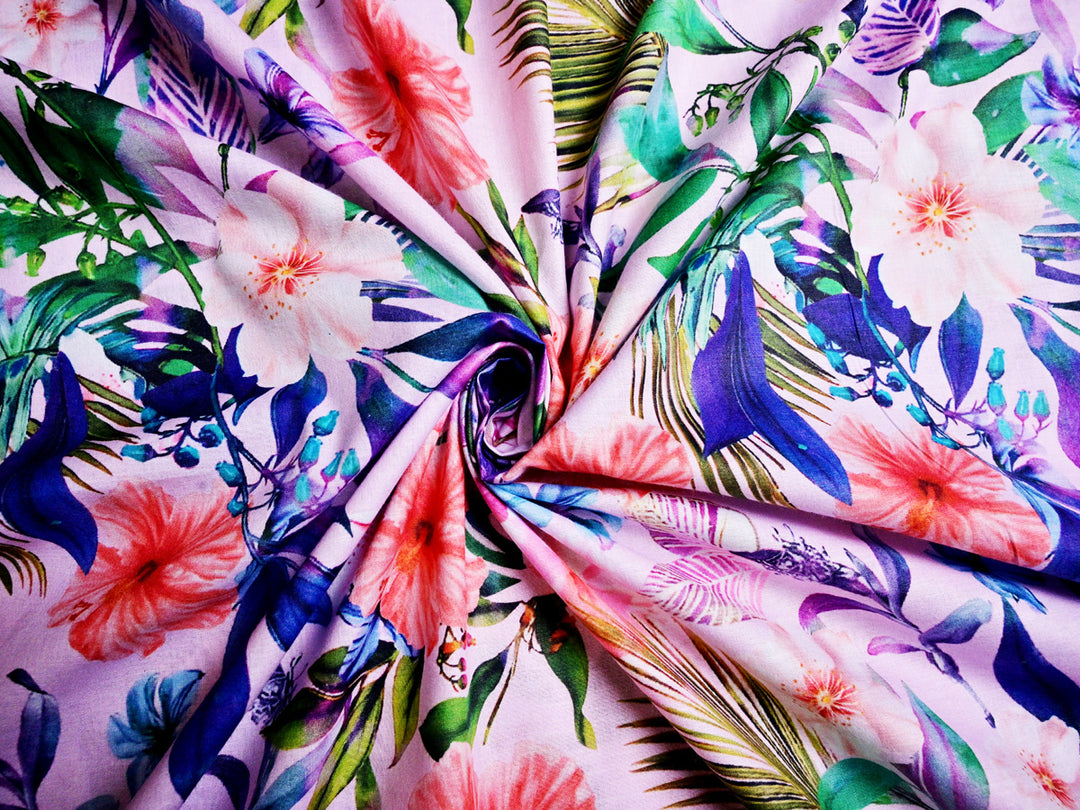 Lightweight Cotton - Floral Prints for Summer Apparel