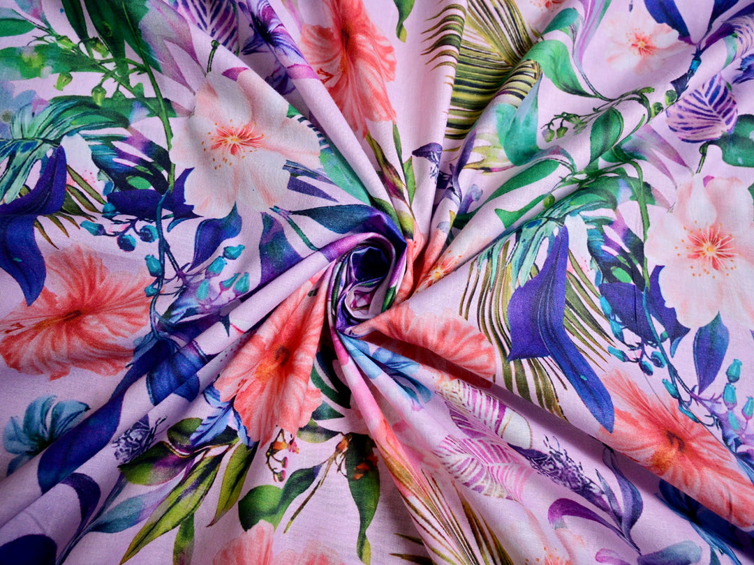 Lightweight Cotton - Floral Prints for Summer Apparel