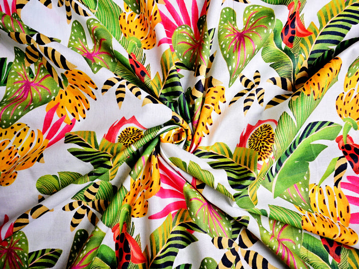 printed cotton fabric for wholesale