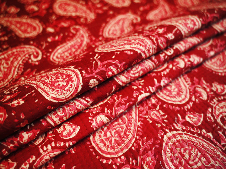 block print quilting cloth for sewing and crafts - Quilting cotton fabric by the yard