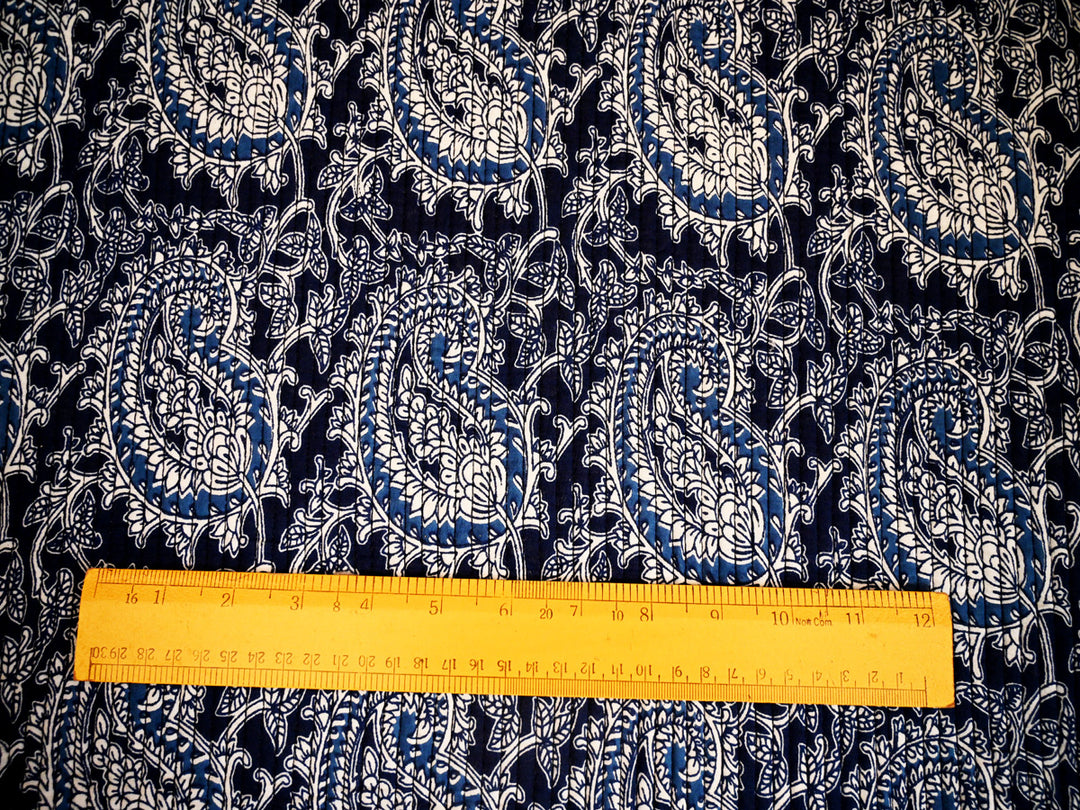 Soft breathable cotton fabric – Indian block print cloth for sewing and crafts