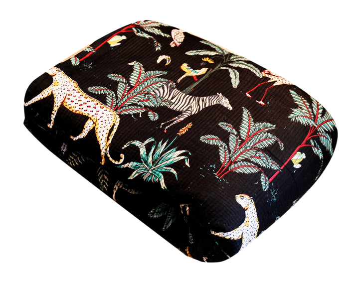 Block print quilting fabric – Indian cotton upholstery material by the yard