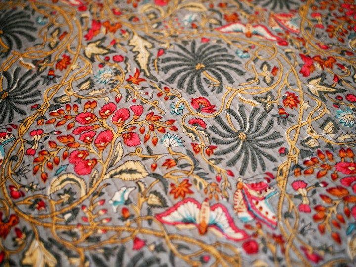 Patchwork quilting fabric – handmade Indian cotton fabric