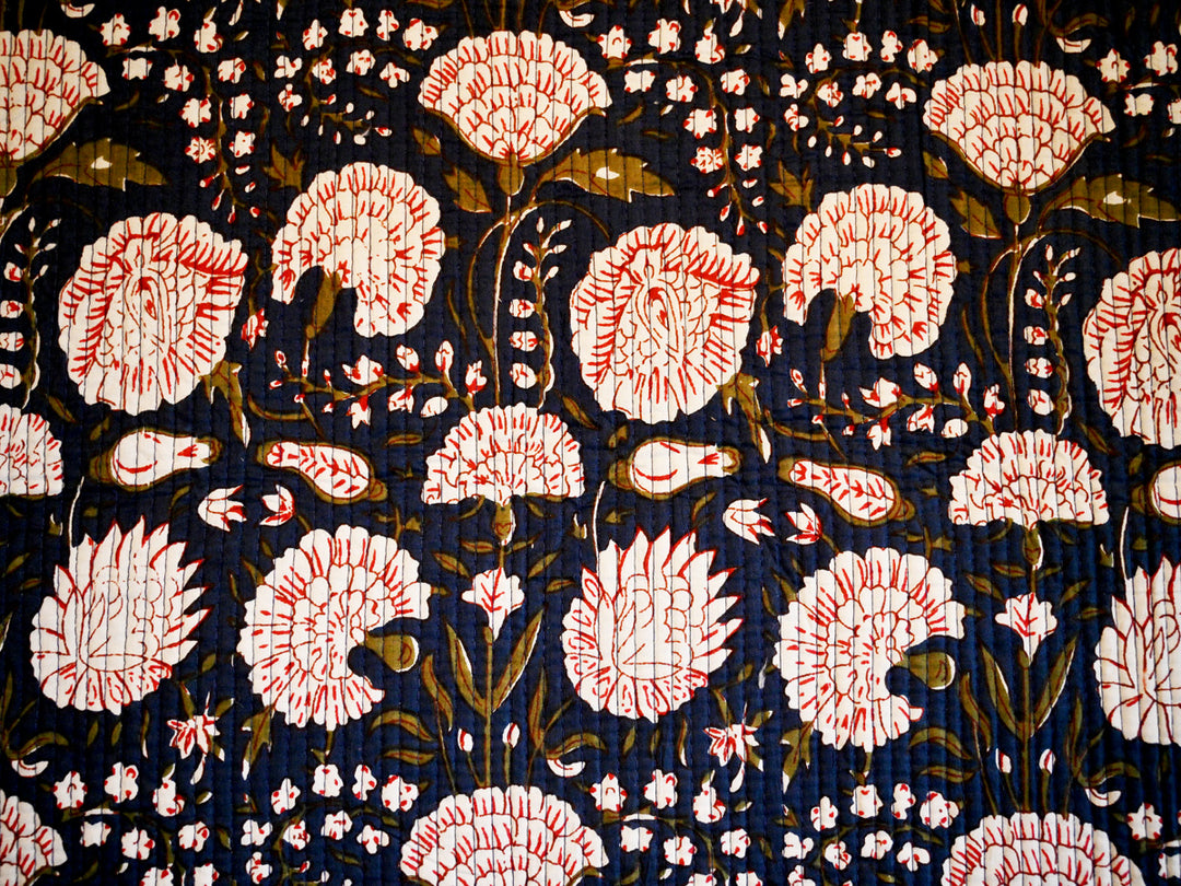 Quilted DIY project fabric – Indian cotton prints