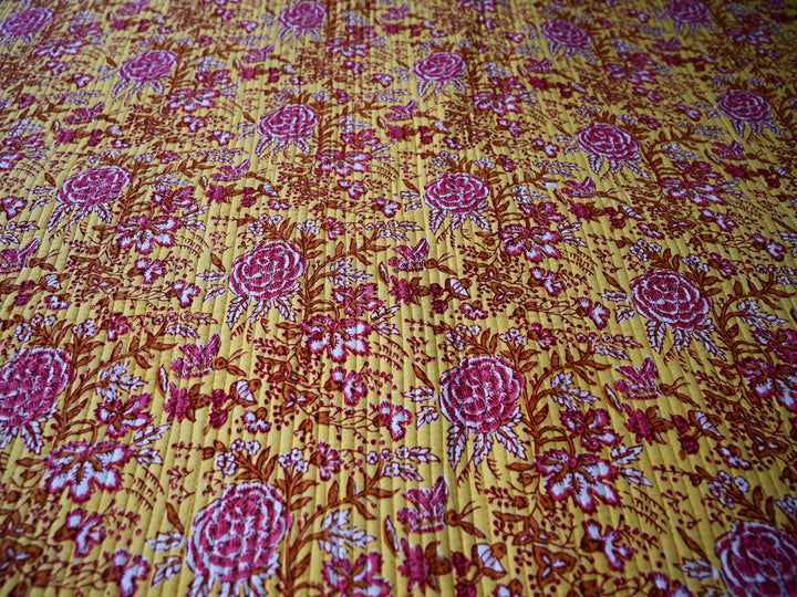 block print cotton fabric for sewing and quilting - quilting fabric by the yard