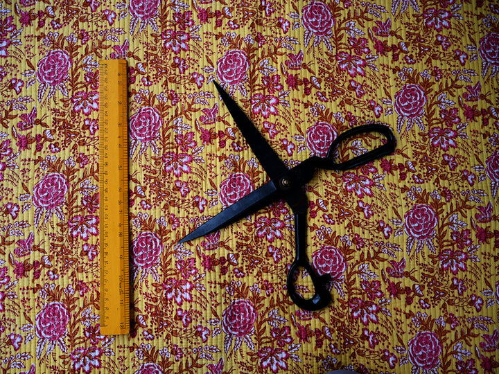 cotton quilting fabric for diy crafts - indian quilt fabric for home decor projects