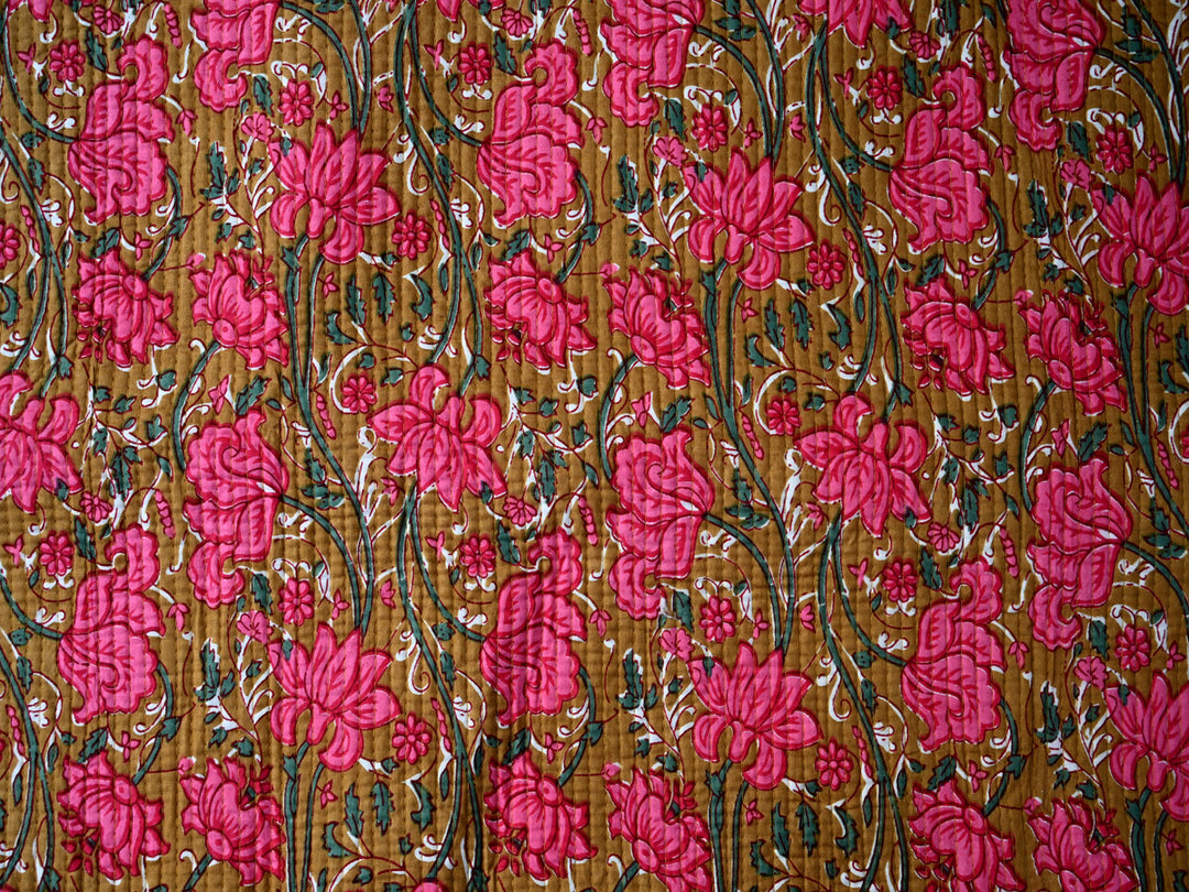 handmade quilt fabric by the yard - for sewing diy crafts & home decor projects