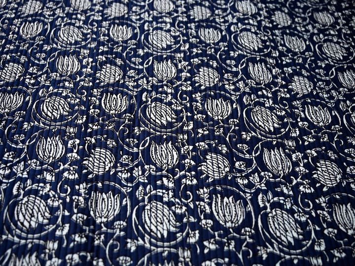 indian cotton upholstery fabric for sewing - ethnic block print cotton textile by the yard