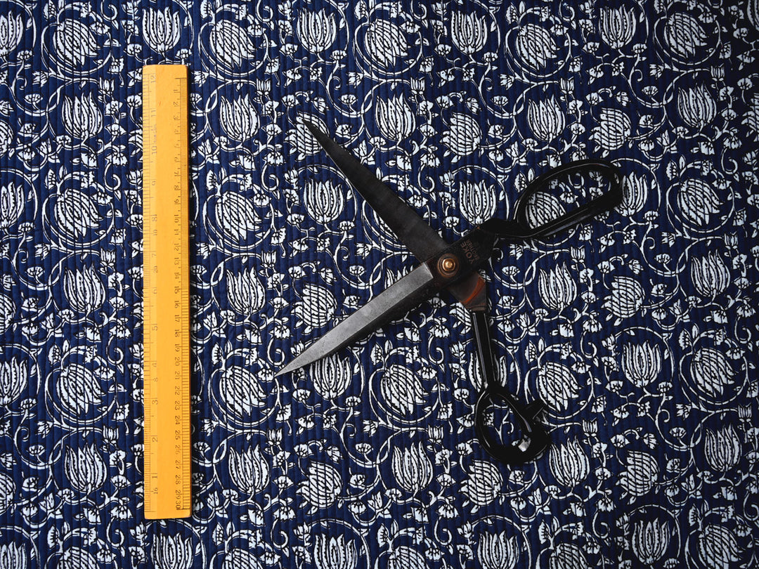 cotton quilt fabric for home decor projects - indian block print cotton fabric