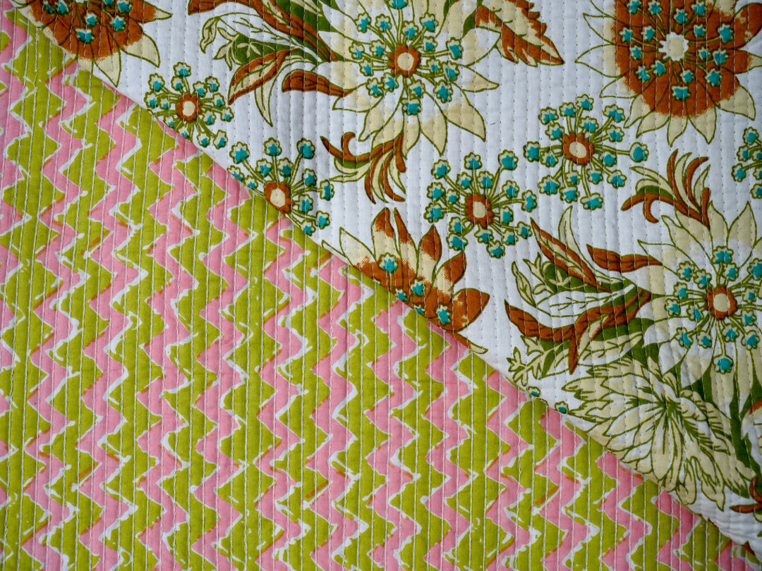 floral quilt fabric by the yard - cotton quilting fabric for diy sewing