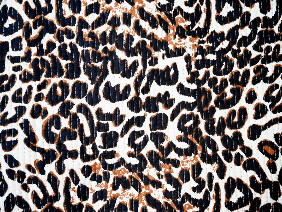 leopard print fabric for diy projects and decor