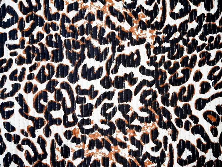 leopard print fabric for diy projects and decor