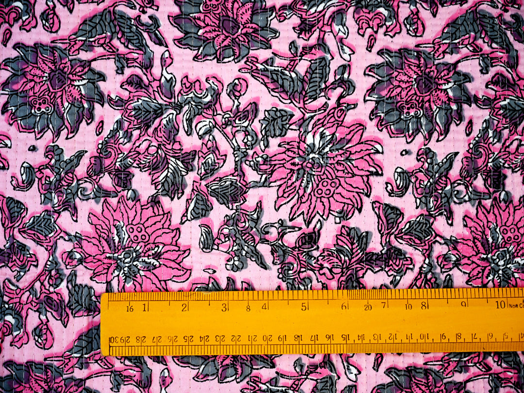 block print cotton quilting fabric - indian quilt fabric for sewing