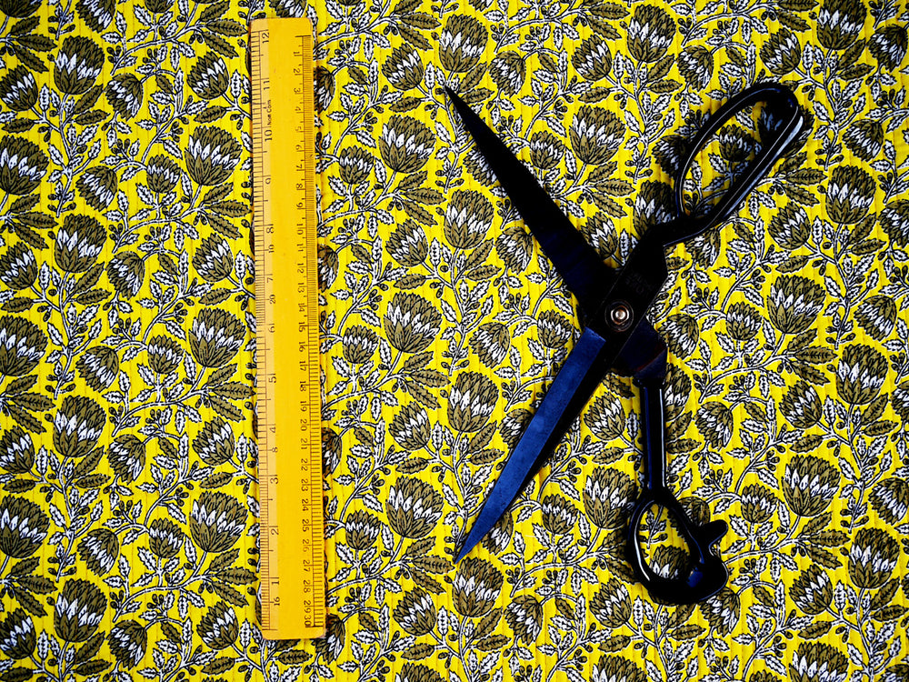 handmade cotton block print fabric for quilting - indian cotton quilt fabric for home decor