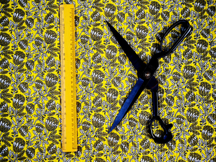 handmade cotton block print fabric for quilting - indian cotton quilt fabric for home decor