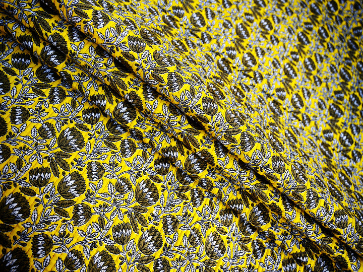 Cotton quilting fabric by the yard - handmade quilted cloth for upholstery