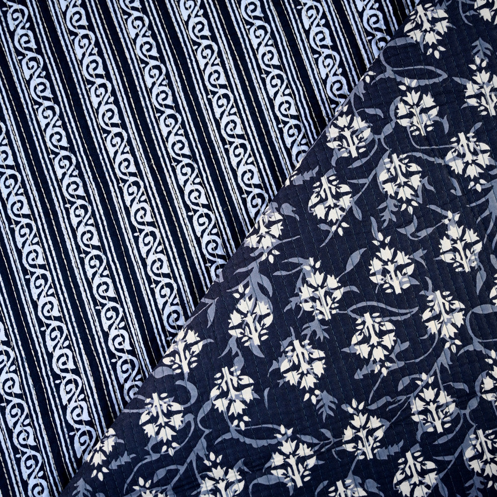 ndian cotton upholstery fabric handmade textile - ethnic block print cotton fabric for home decor