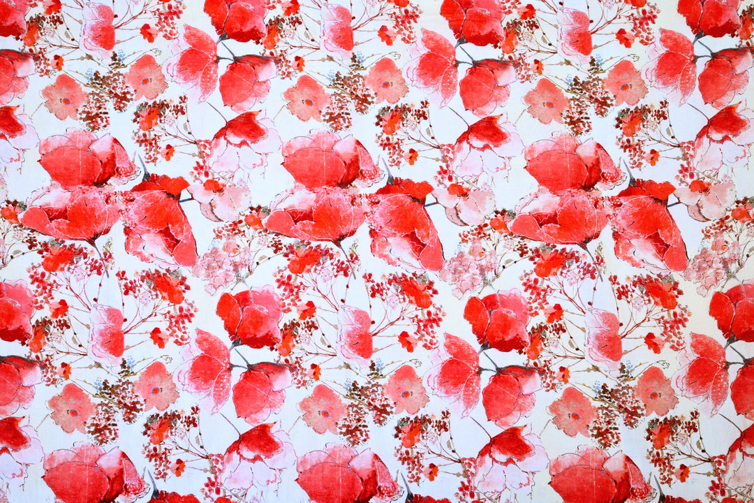 big floral print fabric