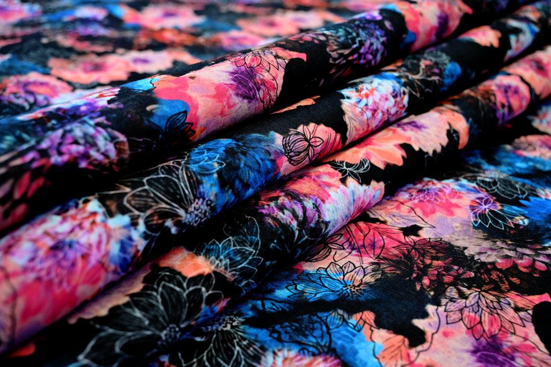 Wholesale Lot of Beautiful Digital Floral Print Indian Cotton Fabric