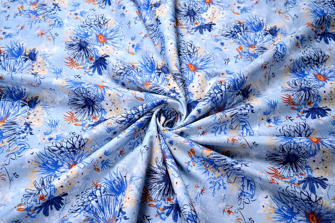 Buy Printed Cotton Fabric Online In India