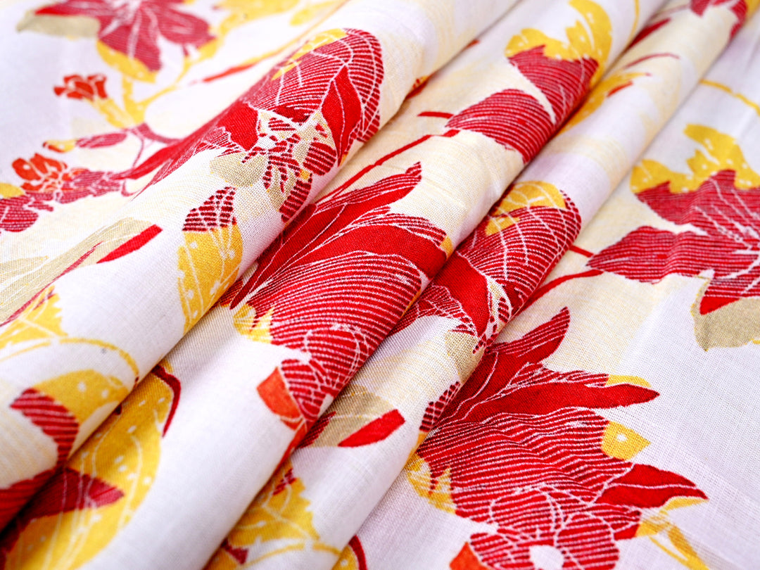 Flowers Printed Cotton Fabric Online