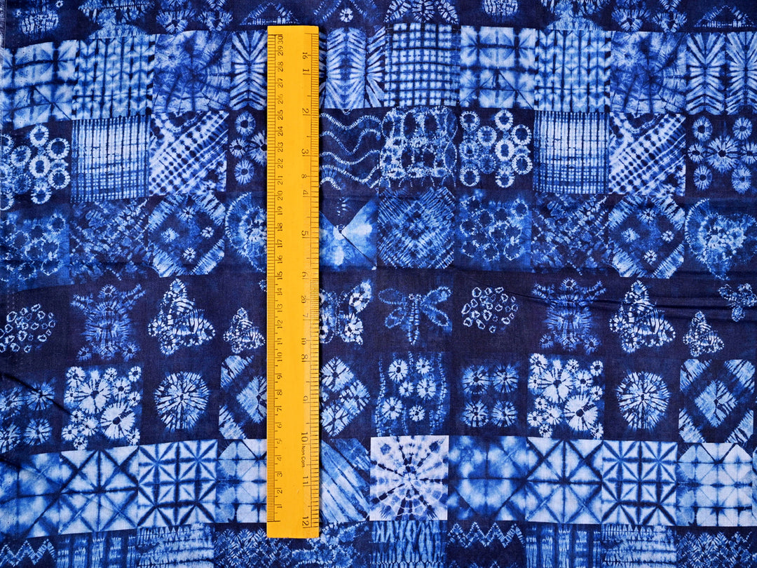 Shibori Indigo Fabric Perfect for Boro