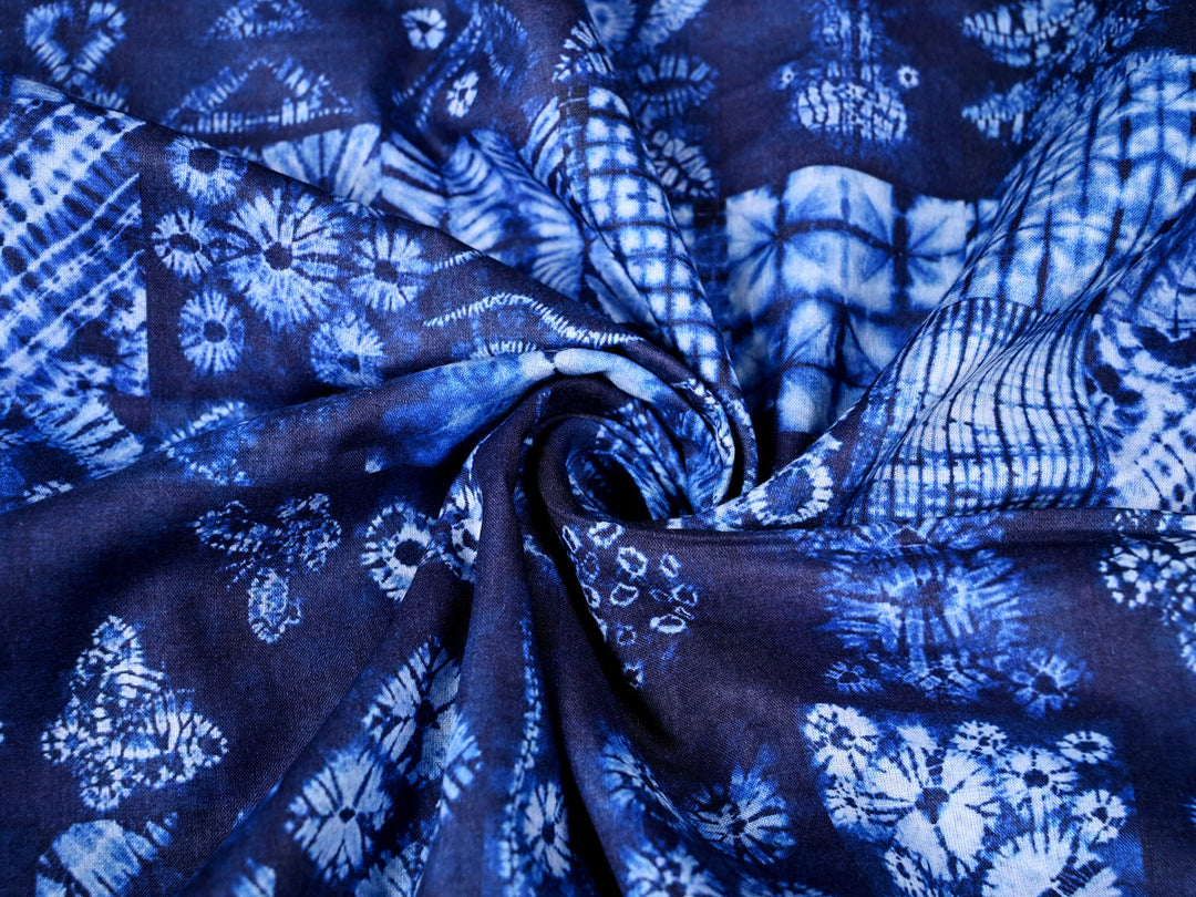 Shibori Indigo Fabric Perfect for Boro