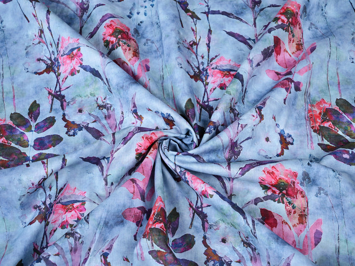 Floral Print Cotton Fabric Online In India