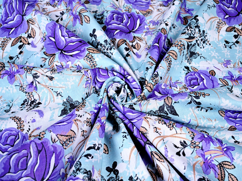 Flower Printed Cotton Fabric Trends